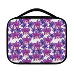 Purple Orchid Flower Pattern Print Classic Bible Case