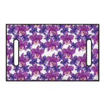 Purple Orchid Flower Pattern Print Golf Cart Seat Cover