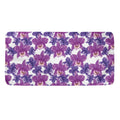 Purple Orchid Flower Pattern Print Towel