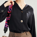 Purple Paisley Pattern Print Bag Strap