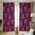 Purple Paisley Pattern Print Dimout Pencil Pleat Curtains