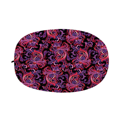 Purple Paisley Pattern Print Car Side Mirror Covers