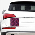Purple Paisley Pattern Print Car Sticker