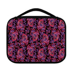 Purple Paisley Pattern Print Classic Bible Case