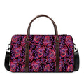 Purple Paisley Pattern Print Duffel Bag