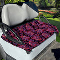 Purple Paisley Pattern Print Golf Cart Seat Cover
