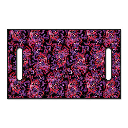 Purple Paisley Pattern Print Golf Cart Seat Cover