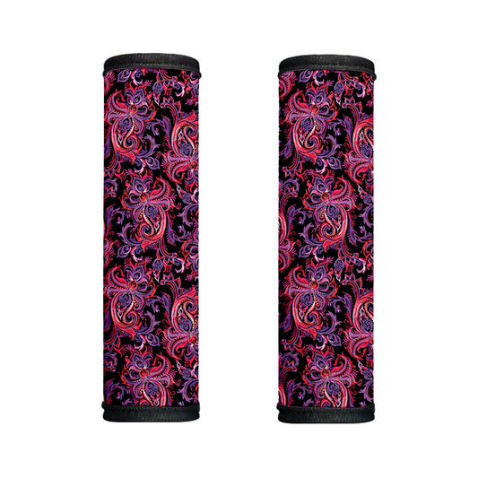 Purple Paisley Pattern Print Handle Covers