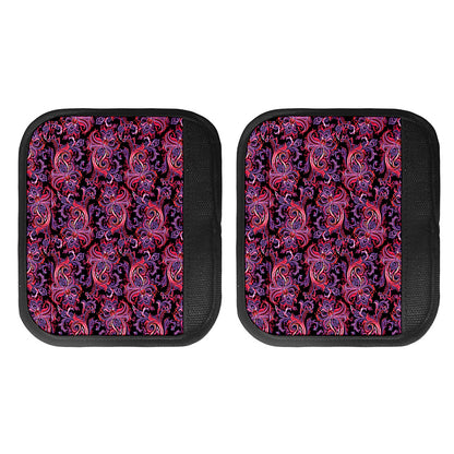 Purple Paisley Pattern Print Handle Covers