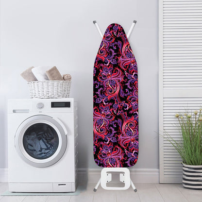 Purple Paisley Pattern Print Ironing Board Cover
