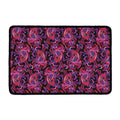 Purple Paisley Pattern Print Kitchen Mat