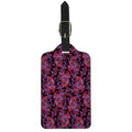 Purple Paisley Pattern Print Luggage Tag