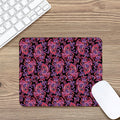 Purple Paisley Pattern Print Mouse Pad