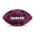 Purple Paisley Pattern Print Rugby Ball