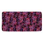 Purple Paisley Pattern Print Towel
