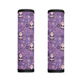 Purple Panda And Flower Pattern Print Handle Covers