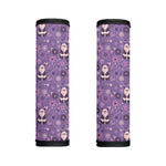 Purple Panda And Flower Pattern Print Handle Covers