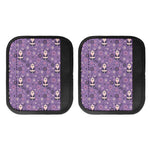 Purple Panda And Flower Pattern Print Handle Covers