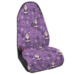 Purple Panda And Flower Pattern Print Waterproof Car Seat Cover