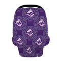 Purple Pisces Zodiac Pattern Print Baby Seat Cover