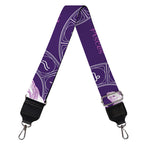 Purple Pisces Zodiac Pattern Print Bag Strap