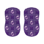 Purple Pisces Zodiac Pattern Print Bar Stool Covers