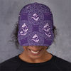 Purple Pisces Zodiac Pattern Print Baseball Cap