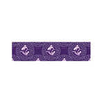 Purple Pisces Zodiac Pattern Print Bed Runner
