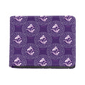 Purple Pisces Zodiac Pattern Print Bifold Wallet