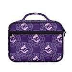 Purple Pisces Zodiac Pattern Print Briefcase Bible Bag