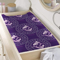 Purple Pisces Zodiac Pattern Print Changing Pad Cover