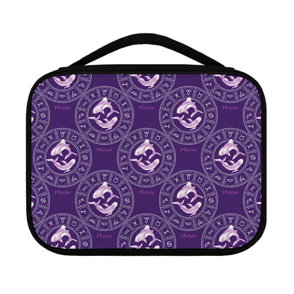 Purple Pisces Zodiac Pattern Print Classic Bible Case