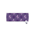 Purple Pisces Zodiac Pattern Print Extended Mouse Pad