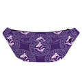 Purple Pisces Zodiac Pattern Print Fanny Pack