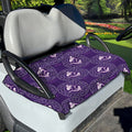 Purple Pisces Zodiac Pattern Print Golf Cart Seat Cover