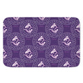 Purple Pisces Zodiac Pattern Print Indoor Door Mat