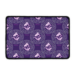 Purple Pisces Zodiac Pattern Print Kitchen Mat