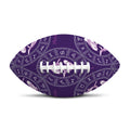 Purple Pisces Zodiac Pattern Print Rugby Ball