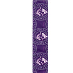 Purple Pisces Zodiac Pattern Print Table Runner