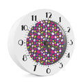 Purple Pitaya Pattern Print Alarm Clock