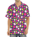 Purple Pitaya Pattern Print Aloha Shirt