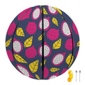 Purple Pitaya Pattern Print Basketball