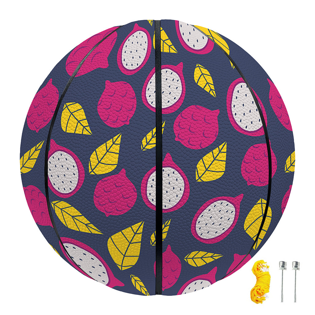 Purple Pitaya Pattern Print Basketball