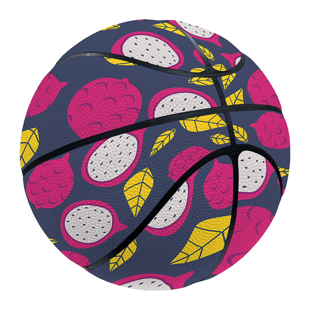 Purple Pitaya Pattern Print Basketball