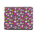 Purple Pitaya Pattern Print Bifold Wallet