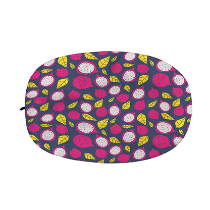 Purple Pitaya Pattern Print Car Side Mirror Covers