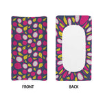 Purple Pitaya Pattern Print Changing Pad Cover