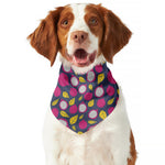 Purple Pitaya Pattern Print Dog Bandana