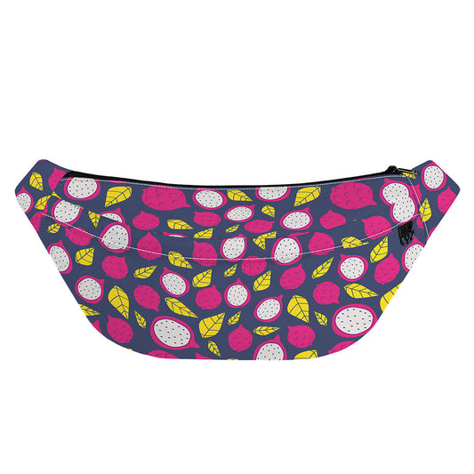 Purple Pitaya Pattern Print Fanny Pack