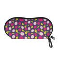 Purple Pitaya Pattern Print Glasses Case